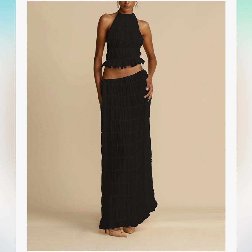 Two Piece Set- Maxi Skirt and Top